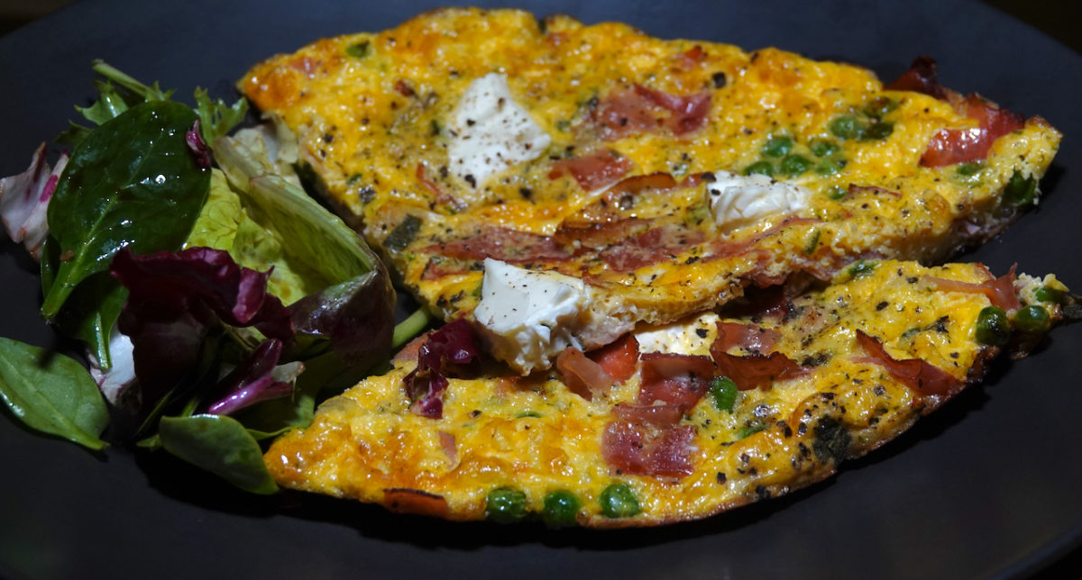 Jan 19: Speck and Cream Cheese Frittata