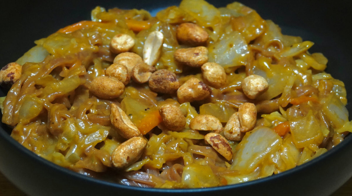 Jan 17: Stir Fried Noodles with Peanut Sauce