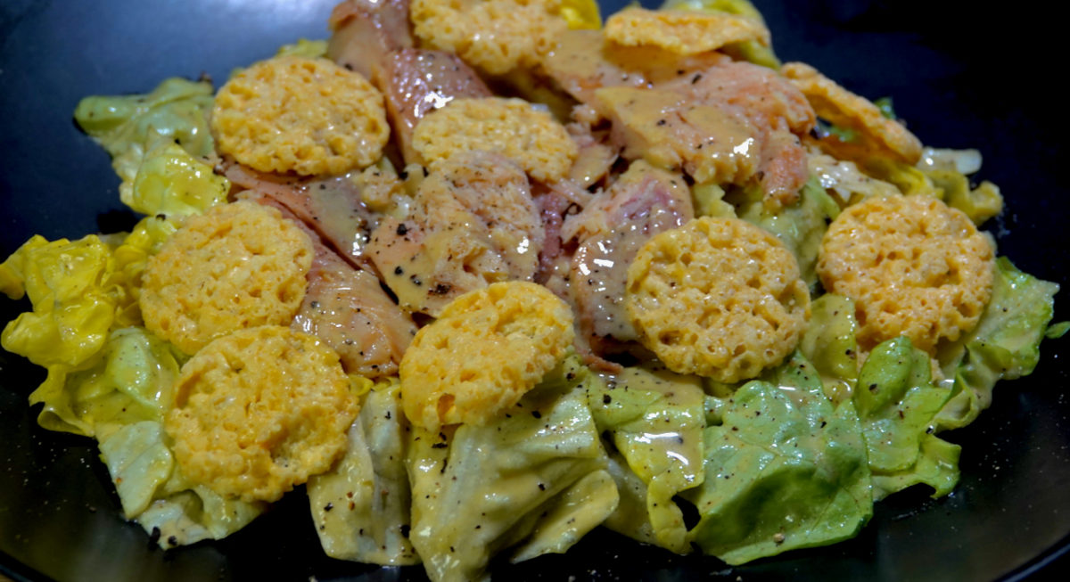 Mar 25: Smoked Trout Caesar Salad