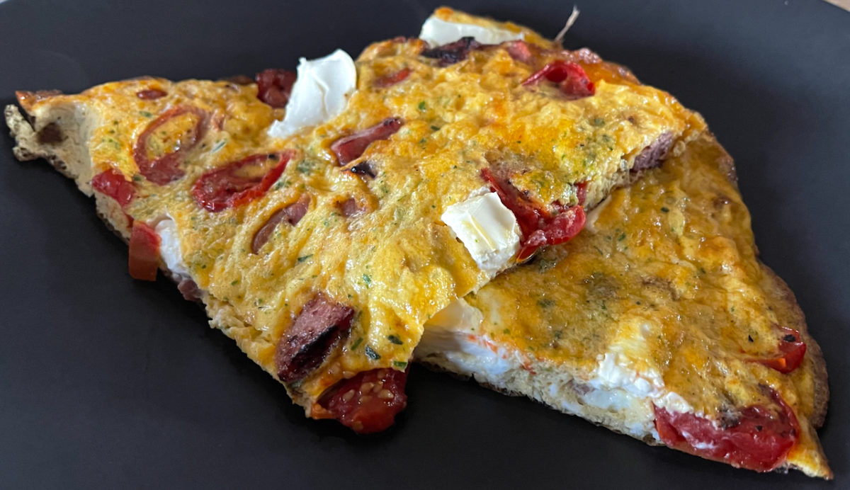 Apr 19: Ham, Semi-dried Tomato and Neufchatel Frittata