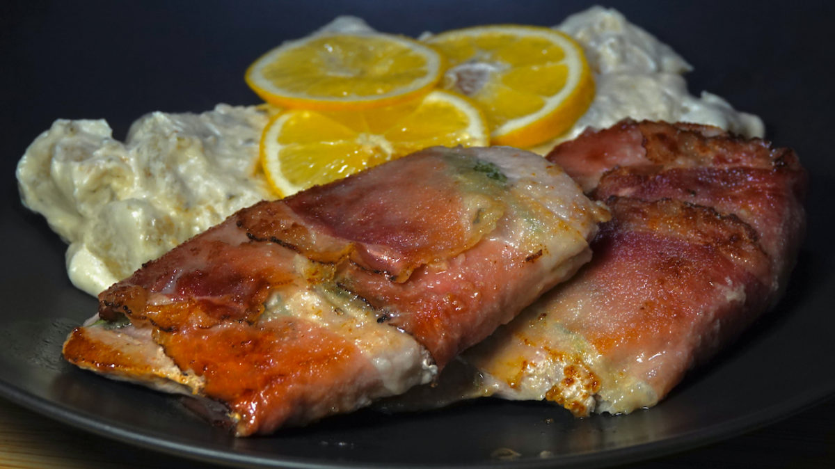 Mar 31: Saltimbocca with Cauliflower Gnocchi in a Lemon Alfredo Sauce