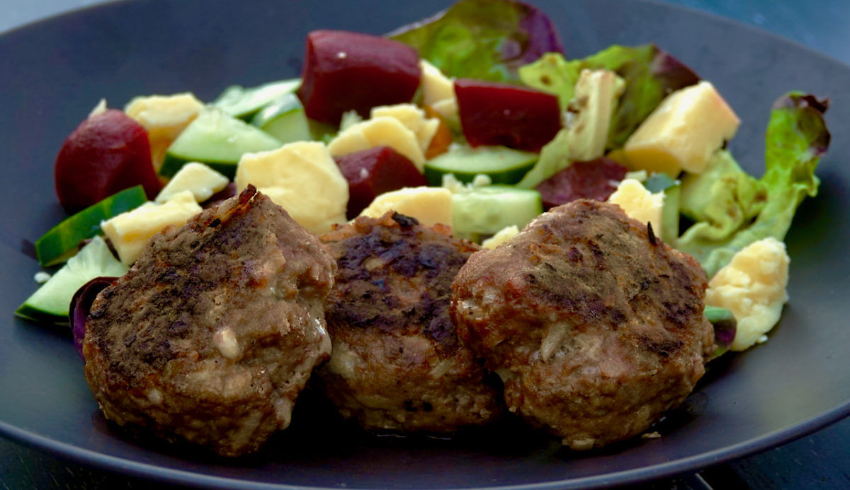 May 18: Beef Rissoles with Australian Salad