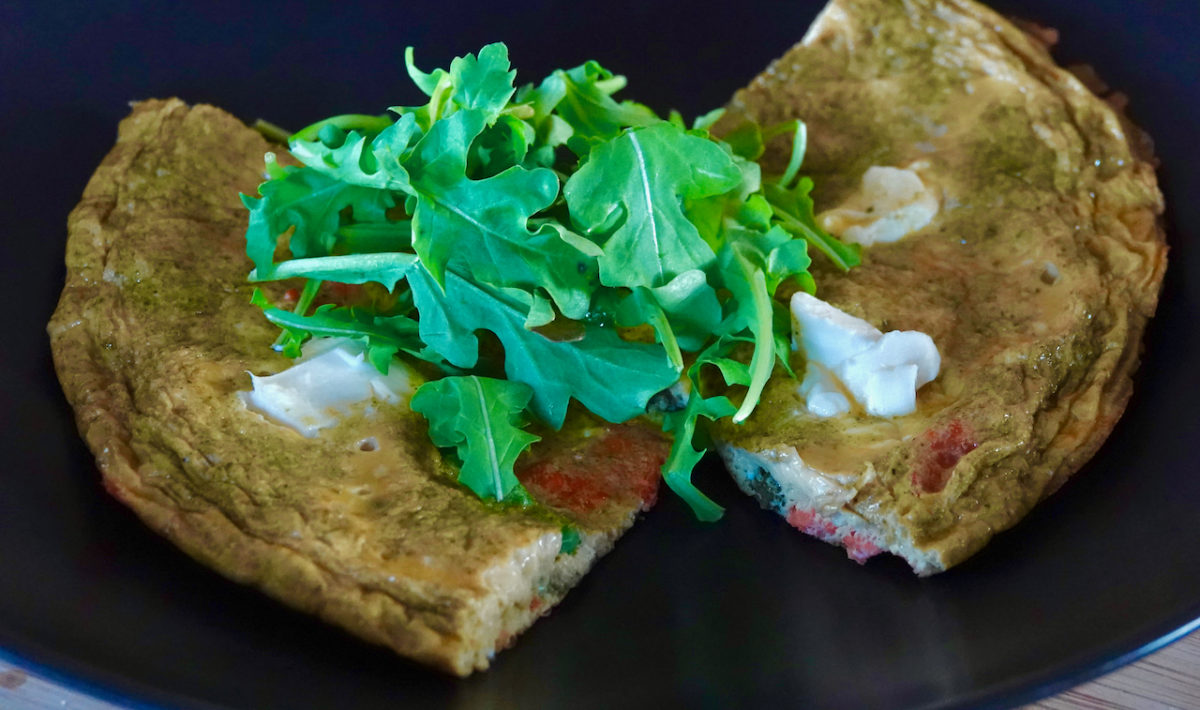 Jul 20: Smoked Salmon, Pea and Cream Cheese Frittata