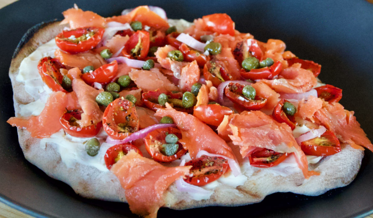 Aug 19: Smoked Salmon Pizza