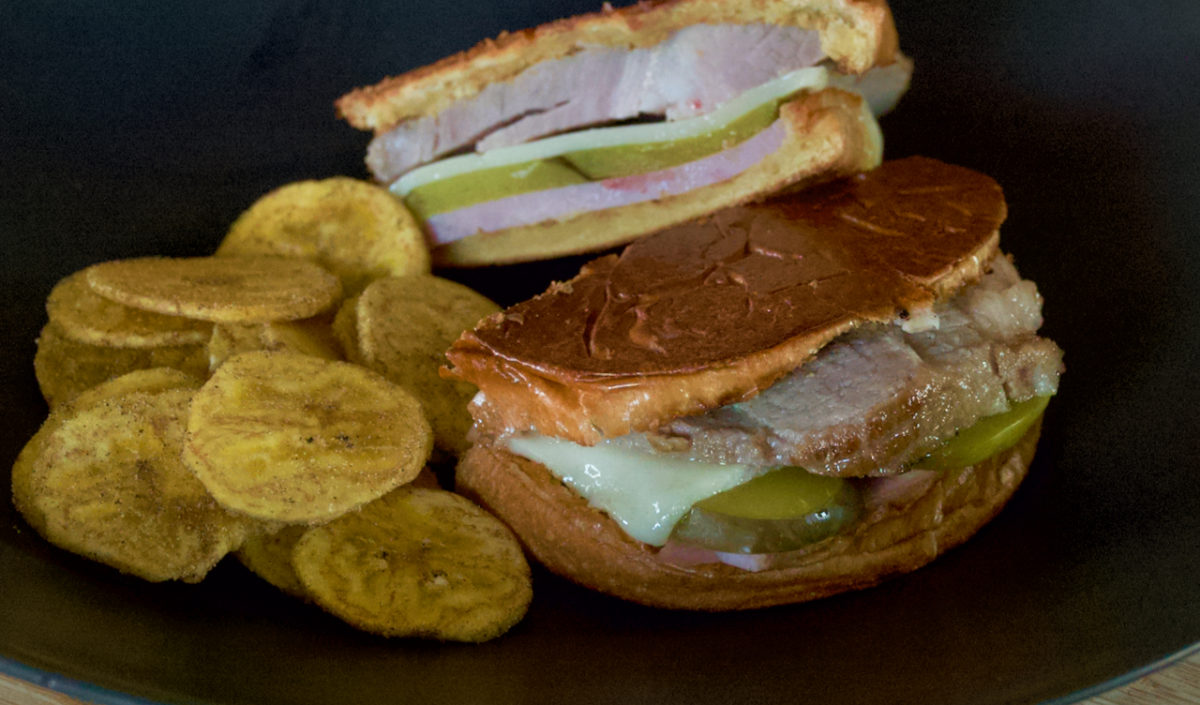 Aug 31: Cubano with Jerk Plantain Chips