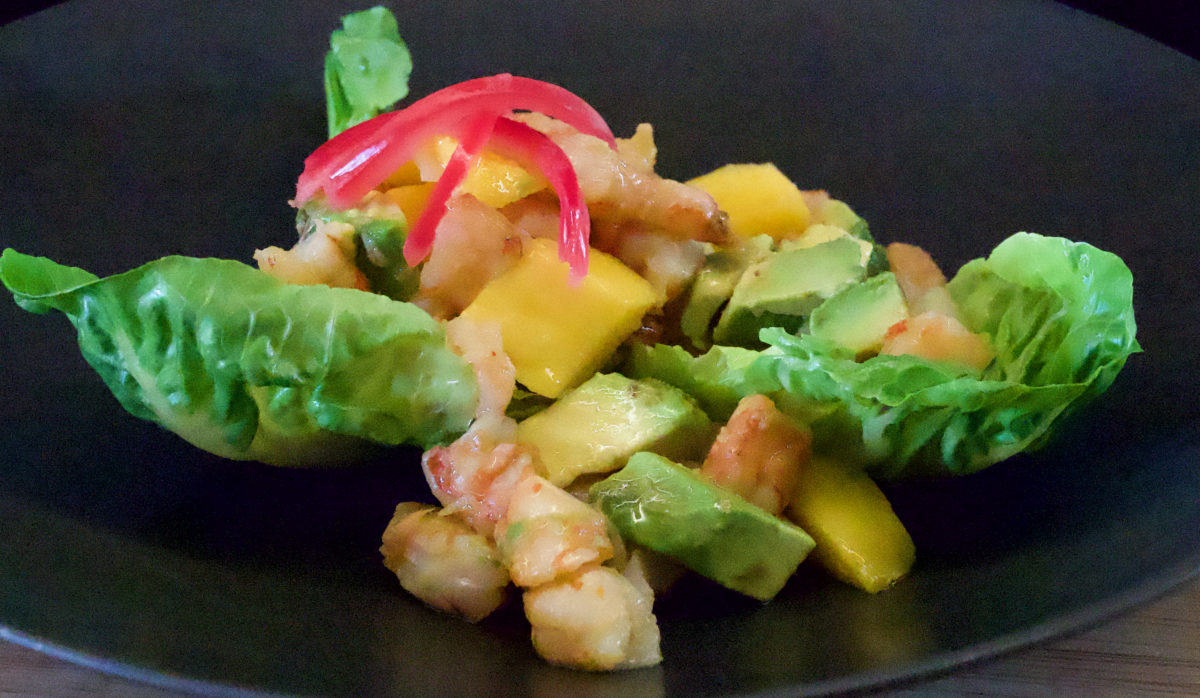 Sep 4: Sous Vide Poached Shrimp in a Mango Avocado Salad