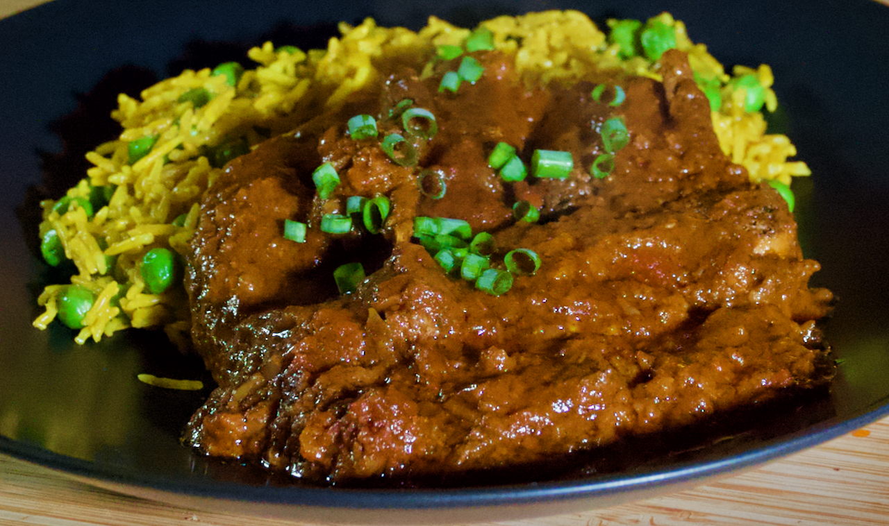 Oct 22 Lamb Shoulder in Kashmiri Curry Sauce (Rogan Josh) with Rice