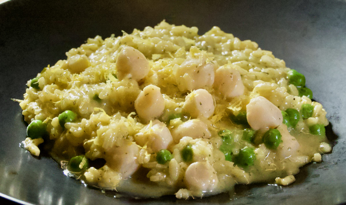 Nov 8: Parmesan Risotto with Bay Scallops